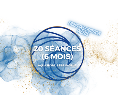 BON POUR 20 SEANCES - FRAIS D'INSCRIPTION INCLUS